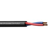 ProCab CLS225-CCA /1 – Loudspeaker cable - 2 x 2.5 mm2 - 13 AWG - EN50399 CPR Euroclass Cca-s1b,d0,a1 100 m wooden reel - Black version | shoptok.hr