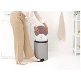 Brabantia Svetlo siv jeklen koš za smeti s pedalom 20 l NewIcon – | Shoptok.si
