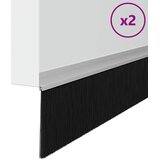 Samoljepljivi pečati za vrata 2 kom. 100 cm Aluminijski legura Srebrna | shoptok.hr