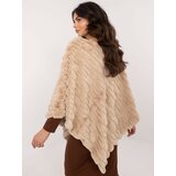 Wool Fashion Italia Poncho-AT-PN-2347.88-beige | Shoptok.si