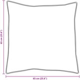  Jastuk s jastukom 2 pcs Bijelo 65 x 65 cm Pamuk | shoptok.hr