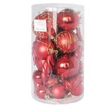  Novogodišnji ukrasi raznobojni 7 cm pakovanje 27 komada 170515 | ePonuda.com