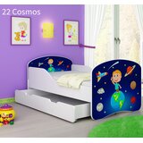  Otroška postelja ACMA z motivom + predal 140x70 cm 22 Cosmos | Shoptok.si