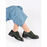 Sergio Leone Green low-heeled shoes by | Shoptok.si