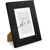 knor Mat črn plastičen stoječ in stenski okvir 21x26 cm | Shoptok.si