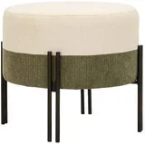Kaki zeleni/krem tabure Modern Style –