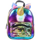  Dječji ruksak s rogom jednoroga i pokretnim konfetima u duginim bojama 25 cm 4,5 l | shoptok.hr