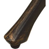 vidaXL Vrtni stol brončani 90 x 90 x 73 cm od lijevanog aluminija | shoptok.hr