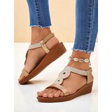 Resti Women’s wedge sandals with zirconia Agaya | Shoptok.si