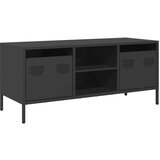 vidaXL TV ormarić crni 101,5x39x43,5 cm hladno valjani čelik | shoptok.hr