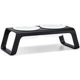 MiaCara komplet posod s podstavkom za pse desco ash black stained s | Shoptok.si