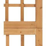 vidaXL Sobna pregrada / rešetka s 3 panela od jelovine 121 x 180,5 cm | shoptok.hr