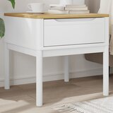 Furnova Mizica za svetilko FLORO bela 55x55x54 cm trdna borovina, (21914581) Cene