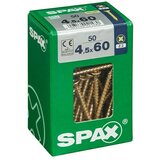 SPAX Univerzalni vijak (4,5 x 60 mm, Puni navoj, 50 Kom.) | shoptok.hr
