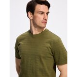 Reserved Regular pamučna majica kratkih rukava - tamnozeleno | shoptok.hr