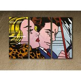  Ročno izdelana slika POP Art LICHTENSTEIN 3-delna (pop art) | Shoptok.si