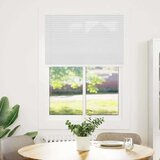 vidaXL Plisirana roleta bijela 85x100 cm širina tkanine 84,4 cm | shoptok.hr
