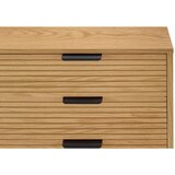 Livetastic ŠIROKA KOMODA, črna, barve hrasta | Shoptok.si