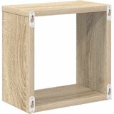  Kockaste zidne police 4 kom boja hrasta sonome 26 x 15 x 26 cm | Eponuda.ba