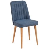 Kalune Design Plava baršunasta blagovaonska stolica Stormi Sandalye – | shoptok.hr