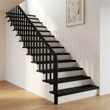 Step treads 2 kom. 80 x 25 x 2 cm Crna Čvrsto drvo bukve Cijene