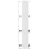 Regal za knjige s 3 razine bijeli 60x30x120cm konstruirano drvo | shoptok.hr