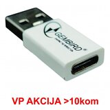 Gembird CCP-USB3-AMCM-0M** USB 3.1 AM to Type-C female adapter cable/ White (Alt.A-USB3-AMCF-01/ 79) Cene