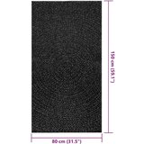 vidaXL Tepih ZIZUR 80 x 150 cm s izgledom jute unutarnji i vanjski | shoptok.hr