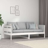  Dnevni ležaj bijeli od masivne borovine 90 x 190 cm | shoptok.hr