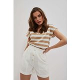Marisse Women's Shorts L-Sh-4019 Off White Cene