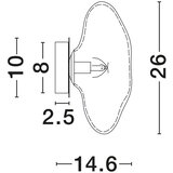 Nova Luce Mjedena metalna zidna lampa King – | shoptok.hr
