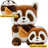 Plišana igračka Račun s žirom 23cm - smeđi | Shoptok.si