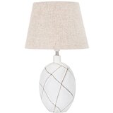 Mauro Ferretti Bijela/krem stolna lampa s tekstilnim sjenilom (visina 60 cm) Lines – Cijene