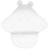 MeowBaby Zavitek za dojenčka v slonokoščeni barvi z jagenjčkom 45x80 cm - | Shoptok.si