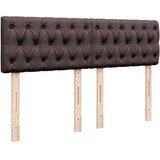 vidaXL Krevet s oprugama i madracem tamnosmeđi 160x200 cm tkanina | shoptok.hr