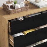  Komoda OTTA Crna 76,5 x 39,5 x 90 cm Masivna borovina | shoptok.hr