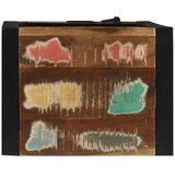  Kupaonski ormar Smeđa 40 x 30 x 90 cm Čvrsto drvo iz reciklaže | shoptok.hr