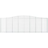  Lučne gabionske košare 7 kom 400x30x120/140cm pocinčano željezo | shoptok.hr
