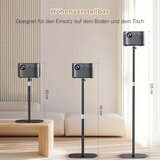 POLESTO Kovinsko Stojalo za Projektor z Nastavljivo Višino 50–125 cm, z 360° Vrtenjem | Shoptok.si