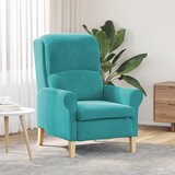 vidaXL Turkizni naslanjač Turkizna Tkanina Standard Ergonomski | Shoptok.si