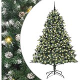 vidaXL Umestno božično drevo med 300 LED Zelena 160 x 160 x 240 cm | Shoptok.si
