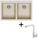  Sudoper Elleci Quadra 350 + slavina C02 Bianco antico | shoptok.hr