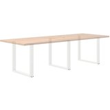  Noge za blagovaonski stol U-oblik 3 kom Bijele 80 x (72-73) cm Čelik | shoptok.hr