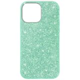 AVIZAR Silikonski gel ovitek z blešcicami za iPhone 13 Pro Max - zelen, (20718182) Cene