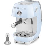 Smeg ECF03PBEU aparat za espresso u stil pastelno plavoj boji, retro iz 50-ih | shoptok.hr