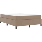  Posteljni okvir z vzmetnico Kapučino 160 x 200 cm Umetna koža | Shoptok.si