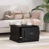 vidaXL Kava Stol Crni hrast 50 x 50 x 35 cm Konstruirano drvo | shoptok.hr