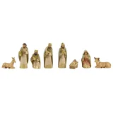 Božični komplet jaslic poliresin 8 figur barvito