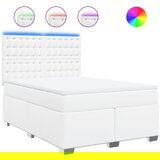 Maison Chic Box spring postelja - Vzmetna postelja z vzmetnico bel 140x200 cm umetno usnje SL11137, (21906280) | Shoptok.si