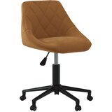  Okretna Radna stolica - Uredska stolica smeđa baršunasta | shoptok.hr